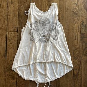 Free People tank fringe size S